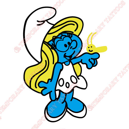 The Smurfs Customize Temporary Tattoos Stickers NO.3460